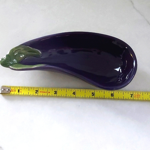 WILLIAM SONOMA Jardin Potager Collection Eggplant Dip Dish - Picture 3 of 5